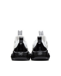 Moschino Black And White Teddy Sneakers