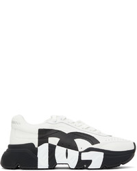 Dolce & Gabbana Black White Logo Daymaster Sneakers