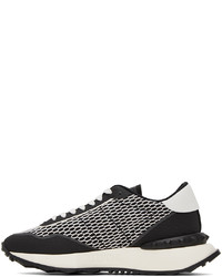 Valentino Garavani Black White Netrunner Sneakers