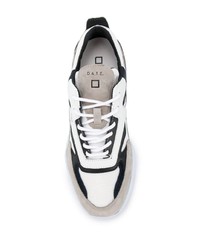D.A.T.E Contrast Panel Low Top Sneakers