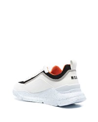 MSGM Contrast Panel Sneakers