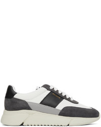 Axel Arigato Grey White Genesis Vintage Runner Sneakers