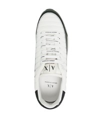 Armani Exchange Leather Two Tone Sneakers