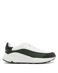 Armani Exchange Leather Two Tone Sneakers