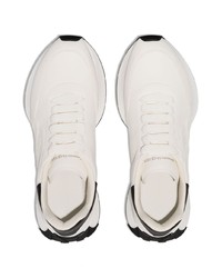 Alexander McQueen Logo Embossed Low Top Sneakers