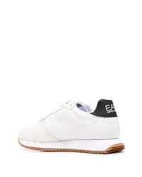 Ea7 Emporio Armani Logo Print Multi Panel Sneakers