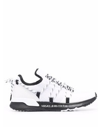 VERSACE JEANS COUTURE Logo Print Panelled Low Top Sneakers
