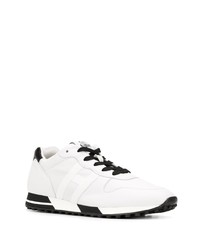 Hogan Low Top Lace Up Sneakers