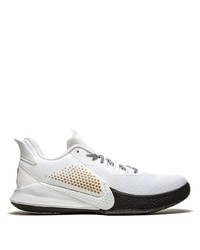 Nike Mamba Fury Whitemetallic Gold Sneakers