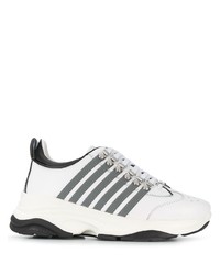 DSQUARED2 Multi Stripe Chunky Low Top Trainers
