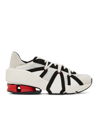 Y-3 Off White And Black Sukui Iii Sneakers