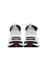 DSQUARED2 Off White The Rolling Giant Sneakers