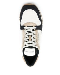 Emporio Armani Panelled Low Top Sneakers