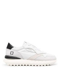 D.A.T.E Panelled Low Top Sneakers