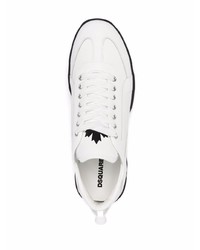 DSQUARED2 Round Toe Lace Up Sneakers