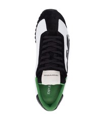 Emporio Armani Side Logo Patch Detail Sneakers