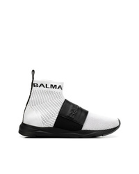 Balmain Strap Running Sneakers