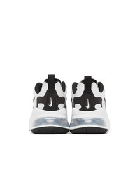 Nike White And Black Air Max 270 React Sneakers