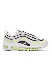 Nike White And Black Air Max 97 Sneakers