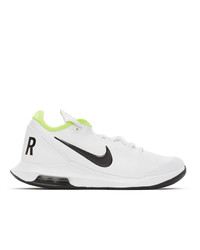 Nike White And Black Court Air Max Wildcard Sneakers