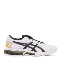 Asics White And Black Gel Quantum 180 5 Sneakers