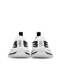 Dolce and Gabbana White And Black Sorrento Sneakers