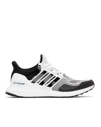 adidas Originals White And Black Ultraboost 10 Dna Sneakers