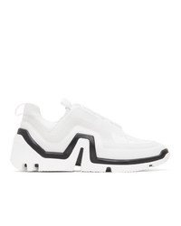 Pierre Hardy White And Black Vibe Low Top Sneakers