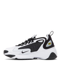 Nike White And Black Zoom 2k Sneakers