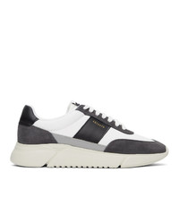 Axel Arigato White And Grey Genesis Vintage Sneakers