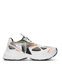 Axel Arigato White And Orange Marathon Sneakers