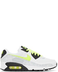 Nike White Black Air Max 90 Sneakers