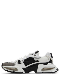 Dolce & Gabbana White Black Airmaster Sneakers