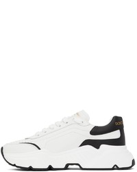Dolce & Gabbana White Black Daymaster Sneakers