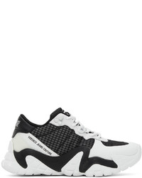 VERSACE JEANS COUTURE White Black Impulse Sneakers