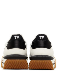 Tom Ford White Black James Sneakers