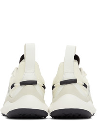 Y-3 White Black Shiku Run Sneakers