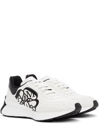 Alexander McQueen White Black Sneakers