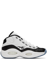 Reebok Classics White Black Tyrell Winston Edition Question Mid Sneakers
