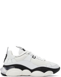 Moschino White Bubble Teddy Sneakers