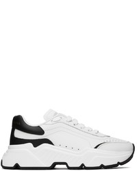 Dolce & Gabbana White Daymaster Low Top Sneakers