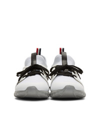 Moncler White Emilien Sneakers