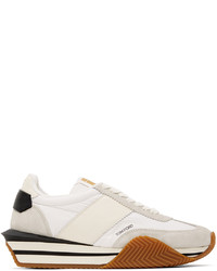 Tom Ford White Grey James Sneakers