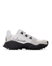 Y-3 White Kyoi Trail Sneakers