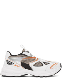Axel Arigato White Orange Marathon Hd Sneakers