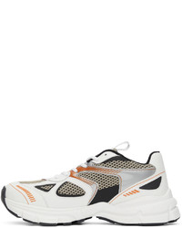 Axel Arigato White Orange Marathon Runner Sneakers