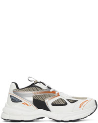 Axel Arigato White Orange Marathon Runner Sneakers