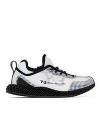 Y-3 White Runner 4 D Sneakers