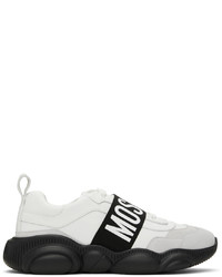 Moschino White Teddy Sneakers