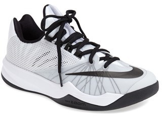 one black one white basketball shoes